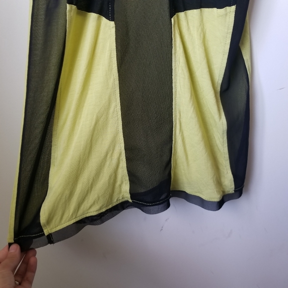 Blanc Noir womens yellow & black tank top - Picture 11 of 11